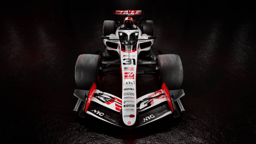Haas 2026 livery render front angle