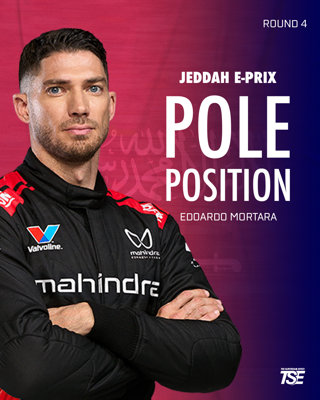 Edoardo Mortara Pole Position Round 4