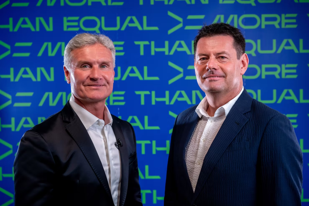 More Than Equal founders David Coulthard and Karel Komárek