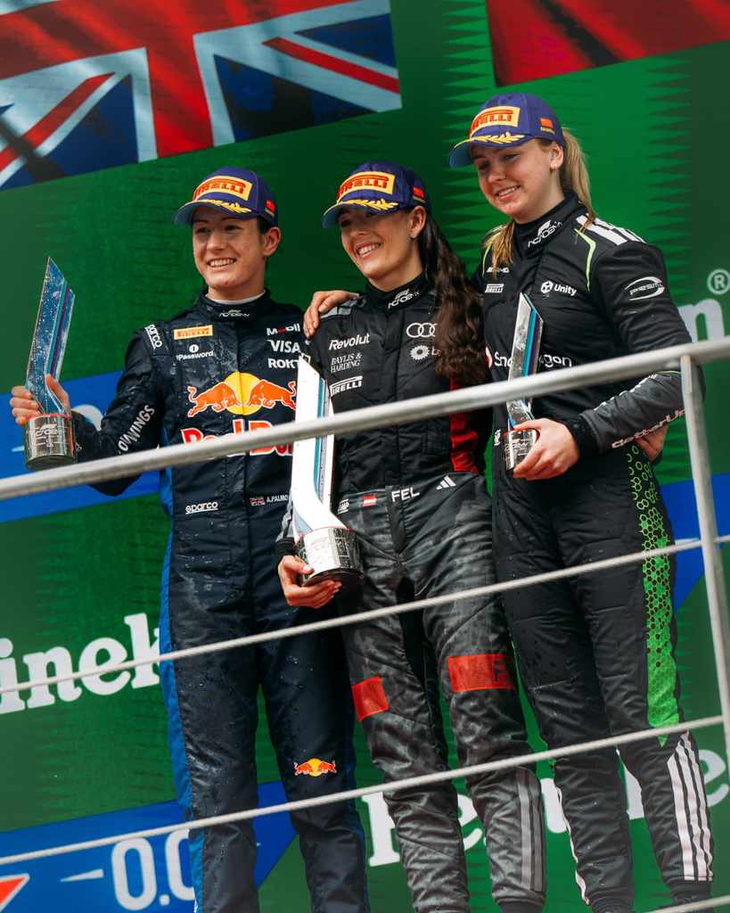 Podium for race 2 in Shanghai