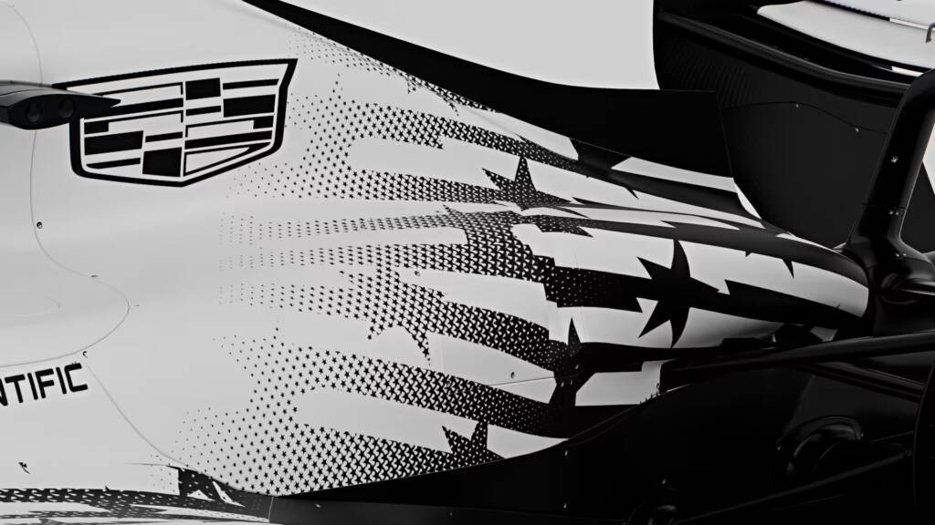 Cadillac's special livery for the 2026 F1 Miami GP