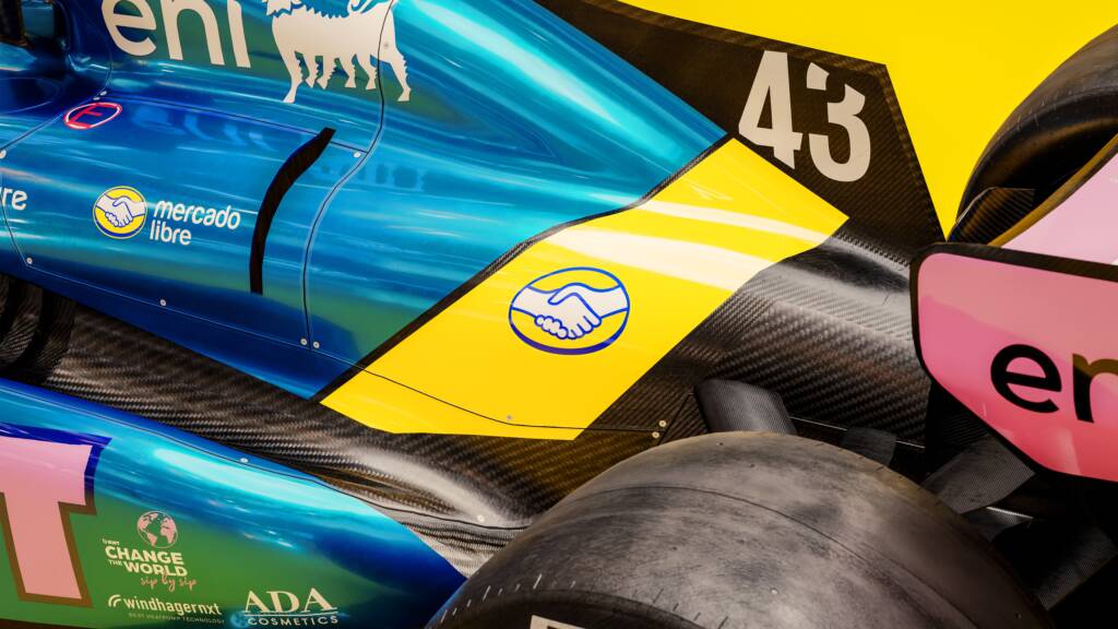 Alpine's special livery for the 2026 F1 Miami GP