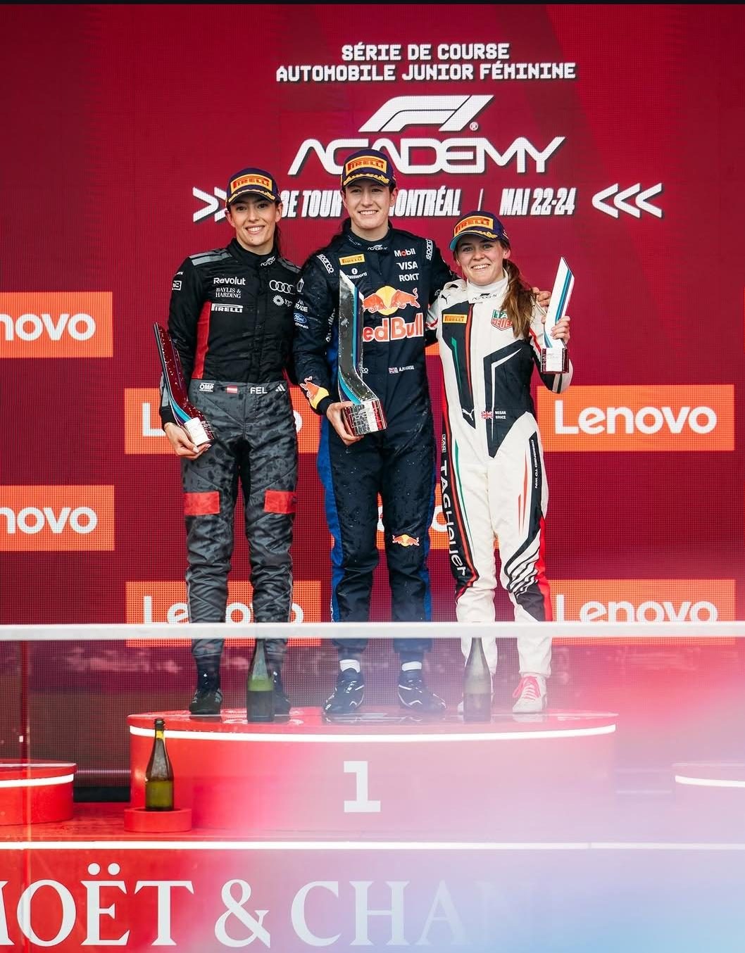 Race 3 podium