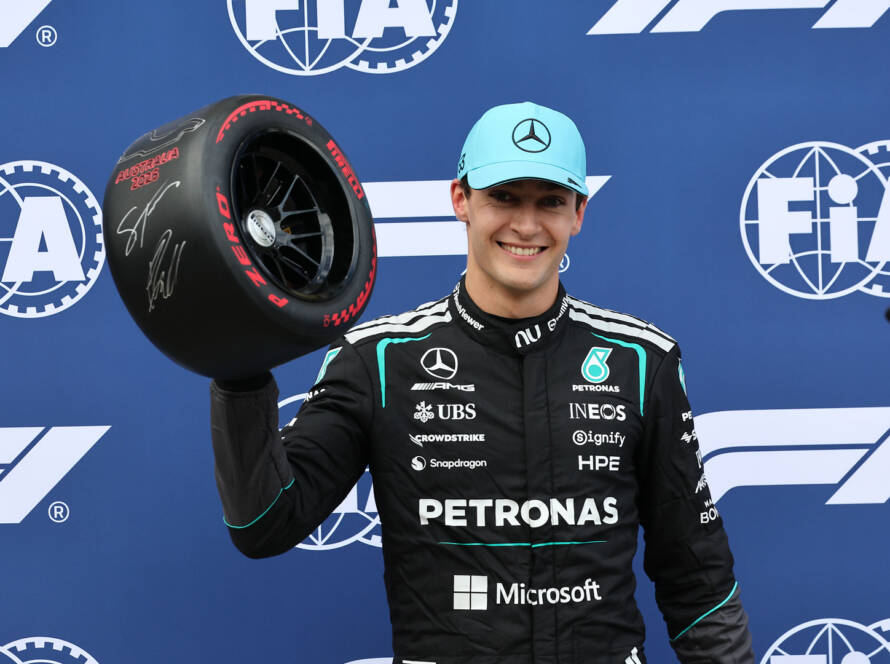 George Russell Australian GP Pole