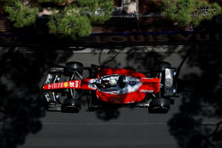 16 LECLERC Charles (mco), Scuderia Ferrari SF-26. Ferrari dominates first day of the 2026 F1 Monaco GP