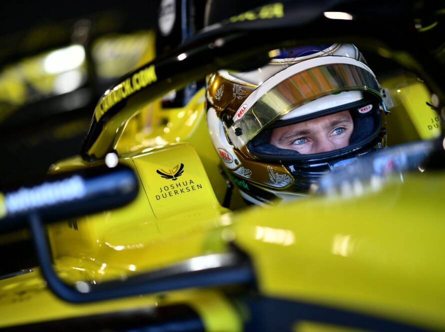 Joshua Durksen wins Formula 2 Sprint in Belgium with the Invicta Racing car during the race at Spa-Francorchamps