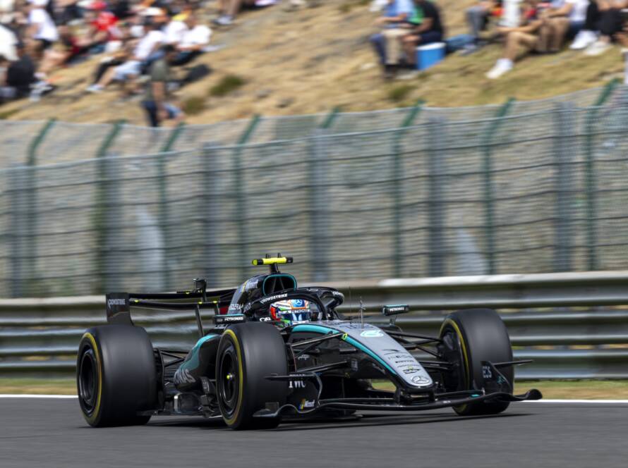 Antonelli during final practice for the Belgian Grand Prix at Spa-Francorchamps