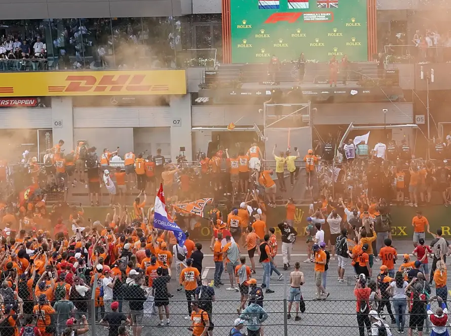 F1 fan culture of the Orange Army