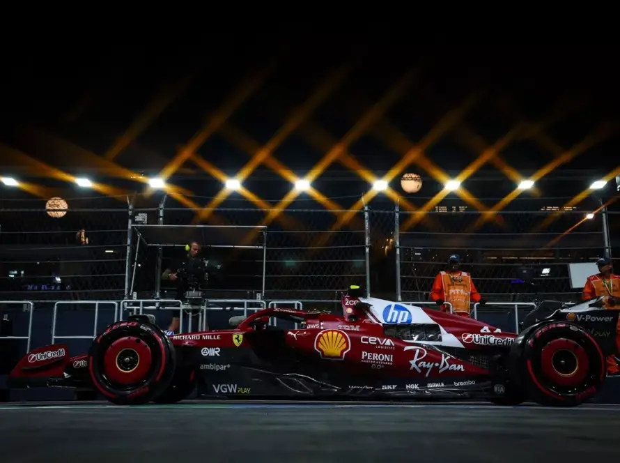 Lewis Hamilton at the Singapore Grand Prix 2025